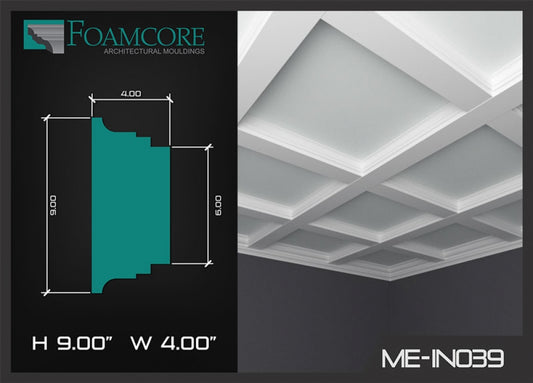 Shallow Smooth Bottom Coffered Ceiling 4x9 - FOAMCORE STORE