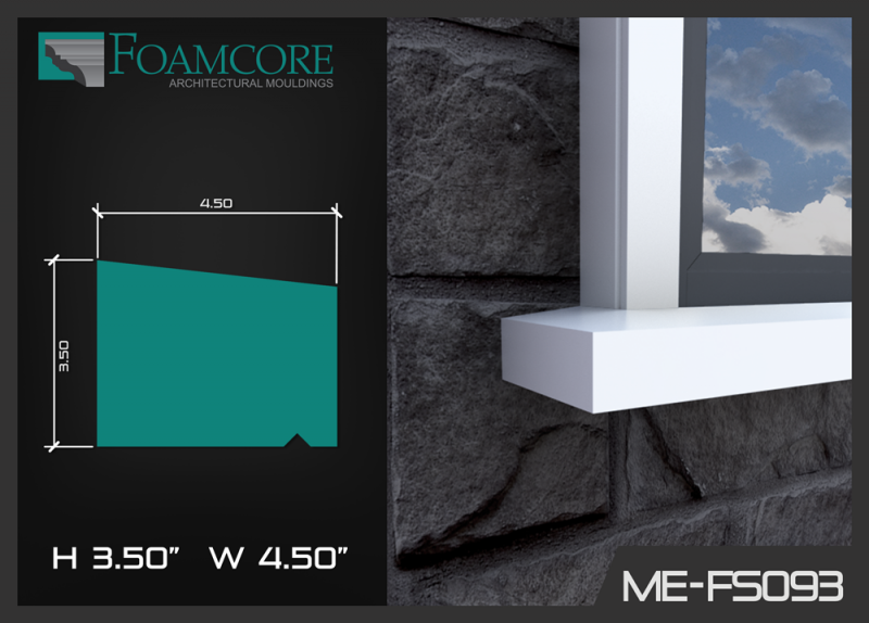 Flat Stock Window Sill | ME-FS093