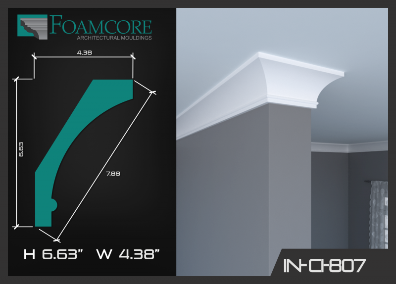 Crown Moulding | ME-IN-CI807 - FOAMCORE STORE