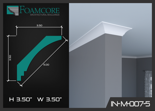 Crown Moulding | ME-IN-M007 - FOAMCORE STORE