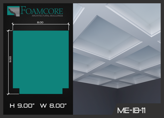 Square Coffered Ceiling 8x9 - FOAMCORE STORE