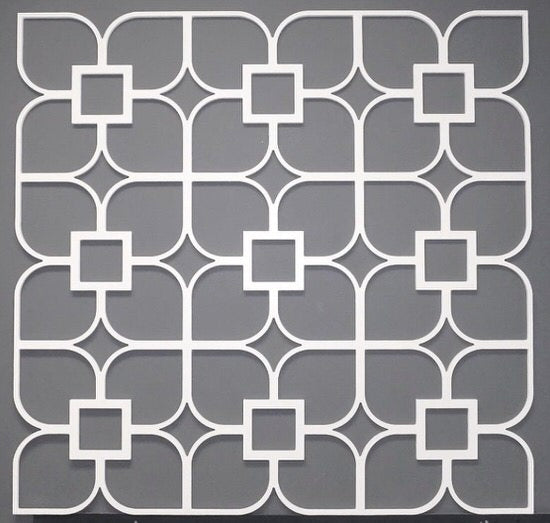 Square & Diamond Pattern Accent Panel | WD005