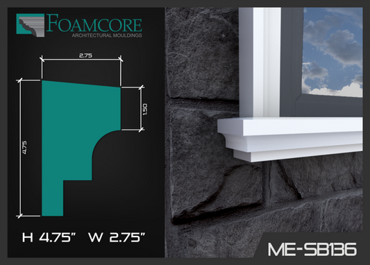 Window Sill | ME-SB136 - FOAMCORE STORE